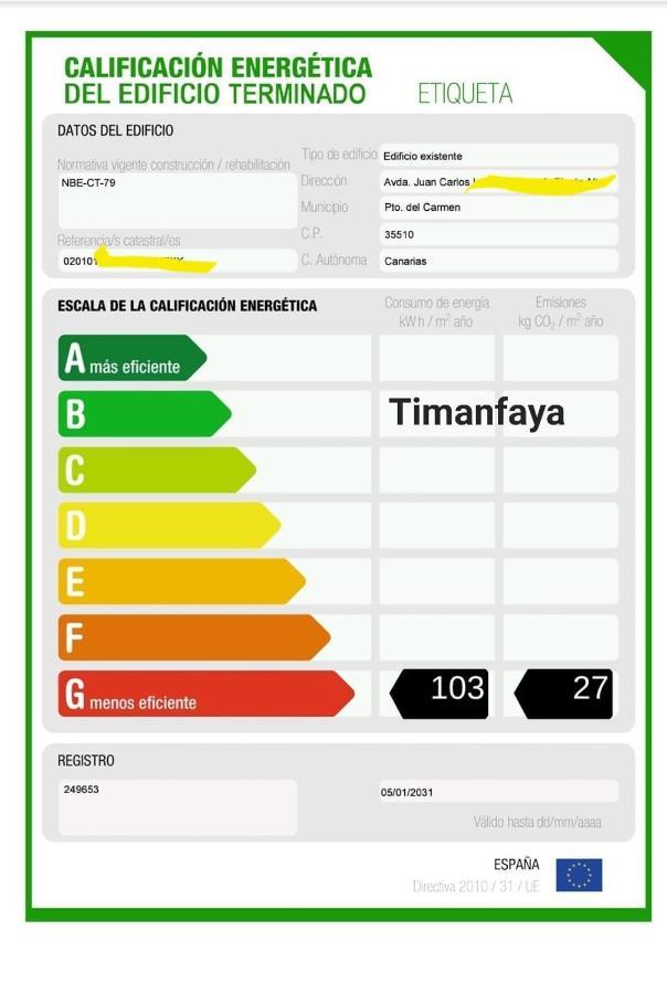 Vivienda Vacacional Timanfaya Πουέρτο Ντελ Κάρμεν Εξωτερικό φωτογραφία